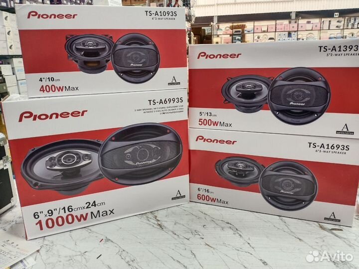 Автомобильные колонки Pioneer TS-A1093S 400W