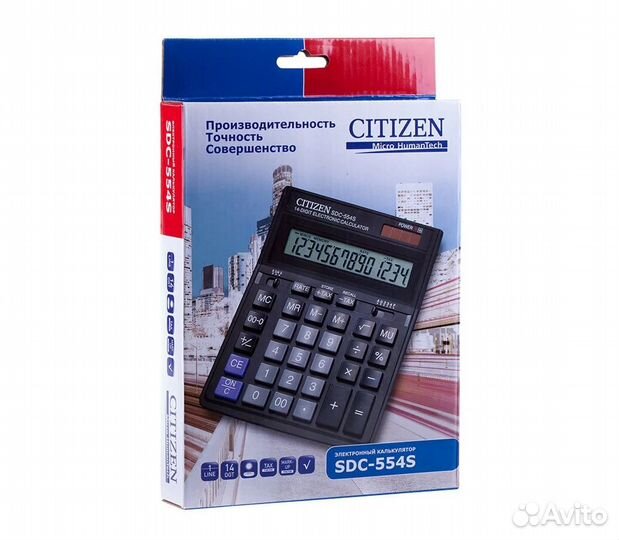 Калькулятор Citizen SDC-554S 143625