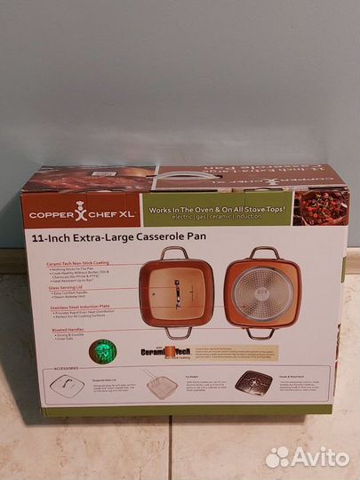 Кастрюля Copper chef xl 28x28 см