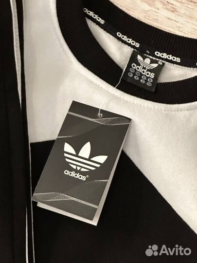 Спортивный костюм Adidas черный LUX мужской