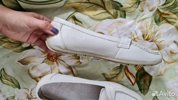 Мокасины женские 40 размер натуральная кожа