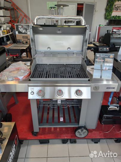 Газовый гриль weber genesis II E-310 GBS черный