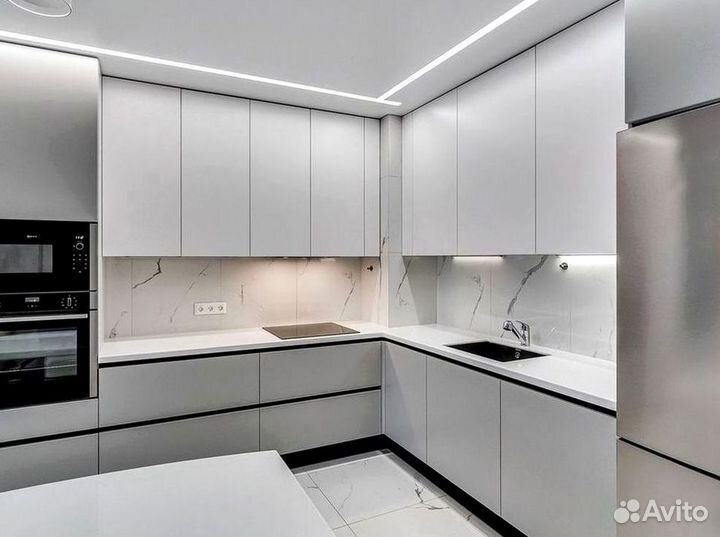 Кухонный гарнитур угловой на заказ HYZ78234