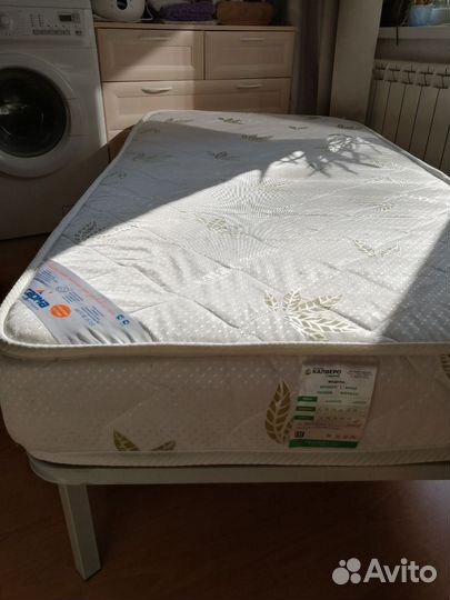 Детское ортопедическое основание 80х160 с матрасом
