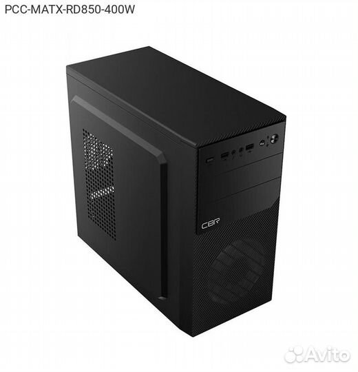Корпус CBR RD850 Minitower 400Вт чёрный, PCC-matx
