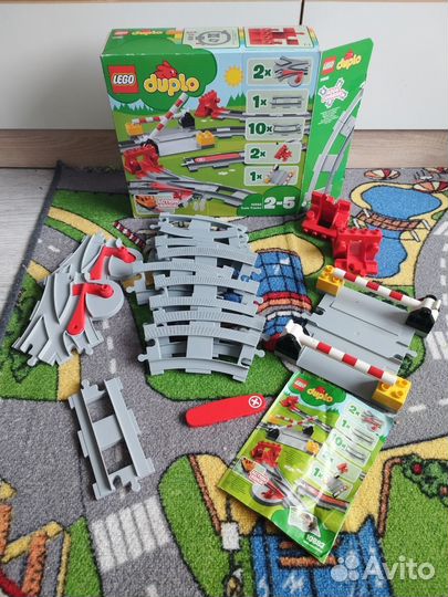 Lego duplo рельсы 10882