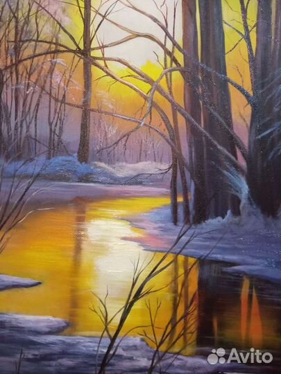 Картина маслом на холсте 