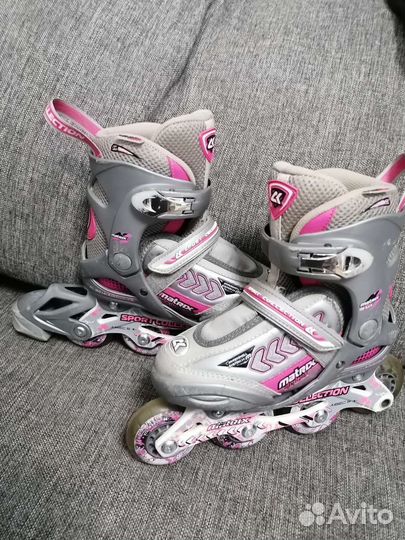 Роликовые коньки детские раздвижные 27-30