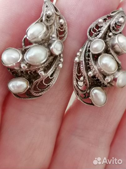 Комплект серьги, перстень