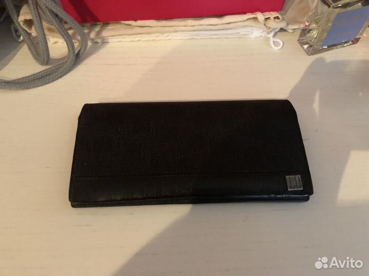 Мужское кожаное портмоне dunhill