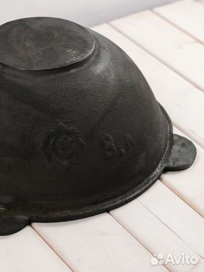 Казан чугунный узбекский 8л и 16л