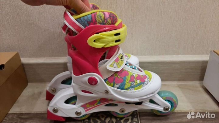 Роликовые коньки детские раздвижные