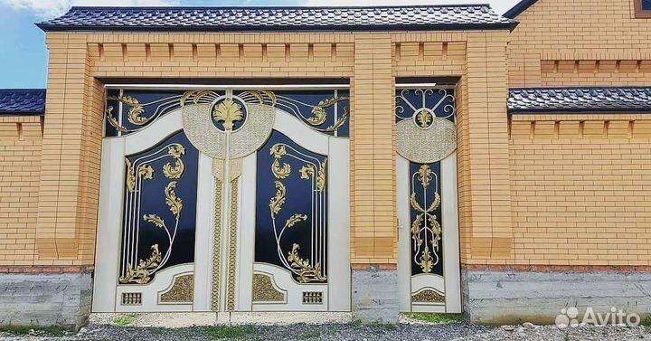 Ворота кованые под ключ