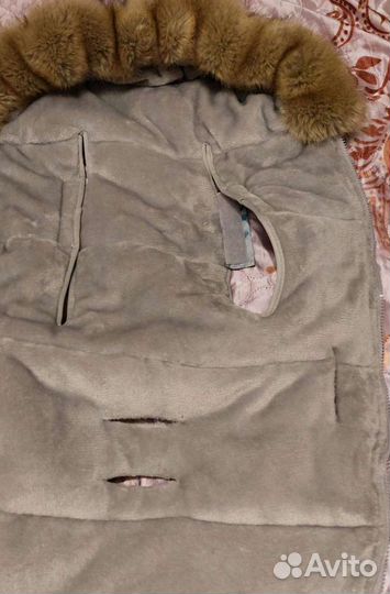 Зимний конверт в коляску