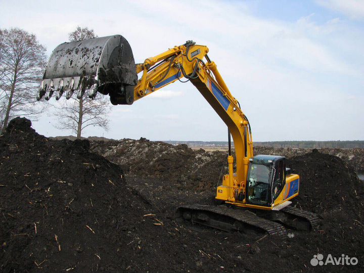 Чернозем, грунт, земля от карьера