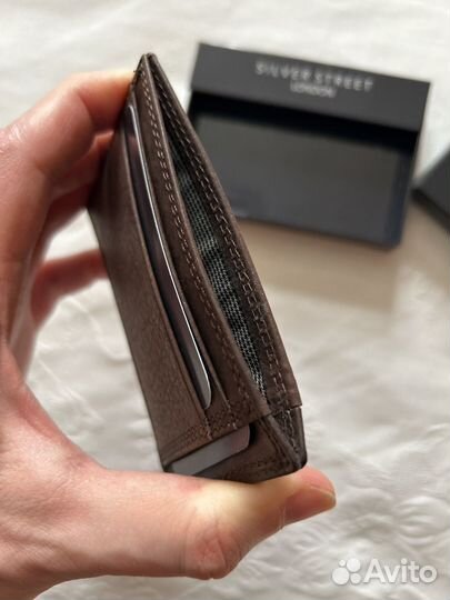 Кардхолдер silver street london нат кожа