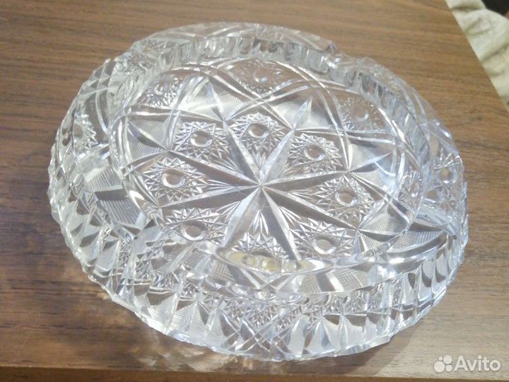 Пепельница хрусталь. СССР