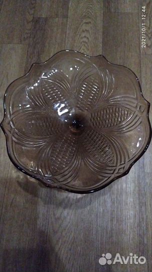 Ваза Фруктовница Конфетница на ножке СССР