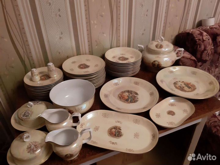 Столовой сервиз мадонна на 12 персон гдр