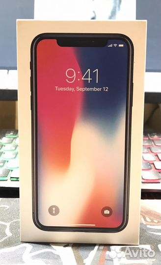 Коробка от iPhone X(Space Grey 64gb)