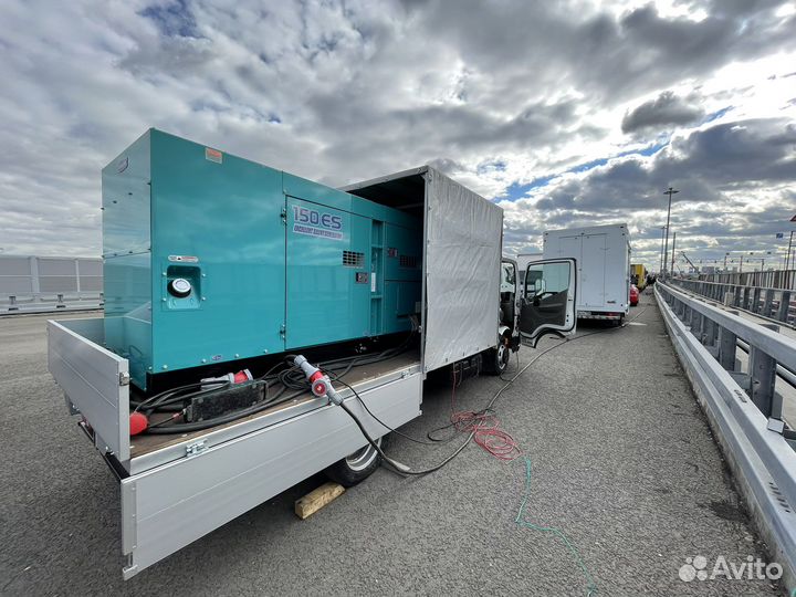 Аренда генератора 100 кВт 24/7