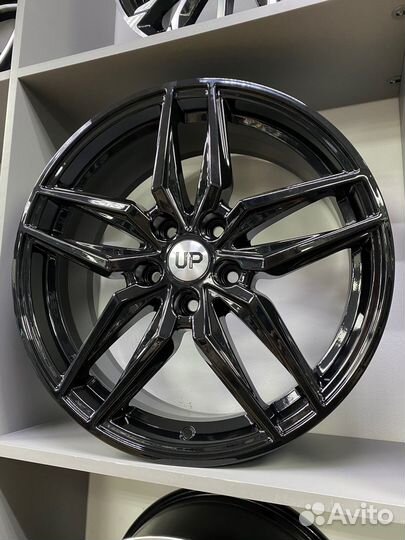R18 Wheels UP Up112 7.0/5x112x57.1/43 New Black