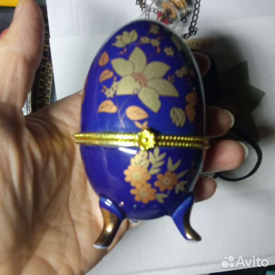 Шкатулка фарфор яйцо для подарков и украшений