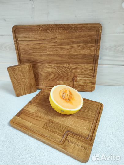 Набор разделочных дубовых досок