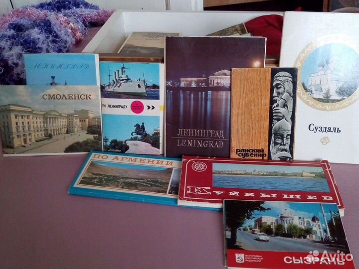 Наборы открыток с видами городов
