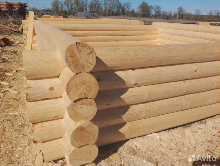 Сруб бани 4х4 из сосны