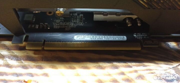 Видеокарта Asus Geforce GTX 1660 dual oc
