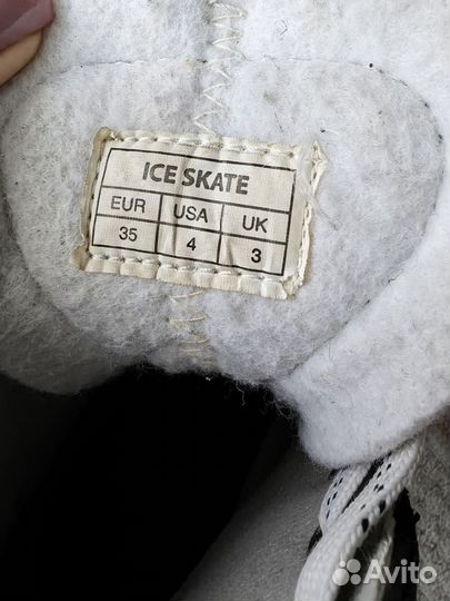 Коньки хоккейные детские 35 размер (22см стелька)