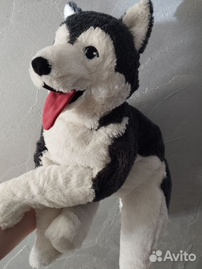 Собака Икеа Livlig IKEA хаски мягкая игрушка