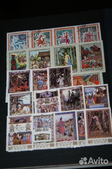 Коллекция почтовых марок разных стран