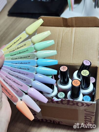 Гель лаки для маникюра набор бу