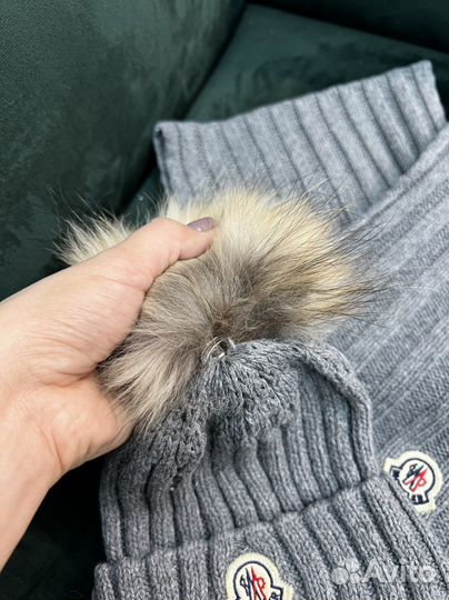 Шапка и шарф Moncler детская