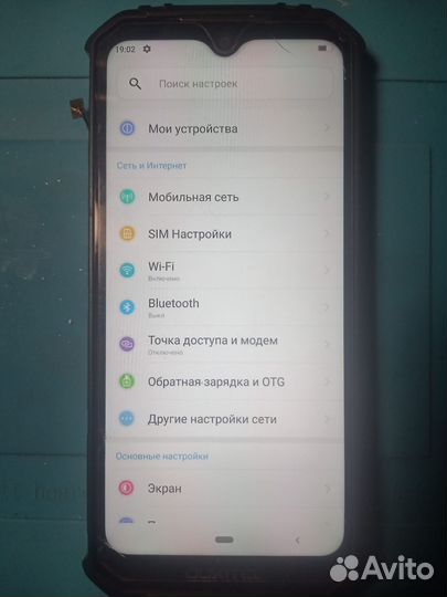 Дисплей в рамке Oukitel wp6