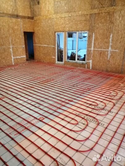 Монтаж водяного теплого пола