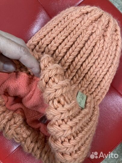Шапка зимняя женская вязанная