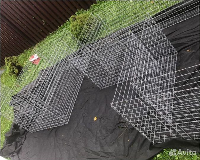 Оцинкованные спирали и стяжки для сварных габионов