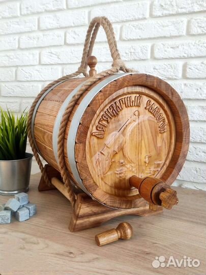 Дубовая бочка 5 литров от производителя