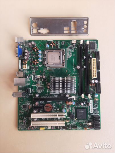 Материнская плата LGA 775 + процессор dual core