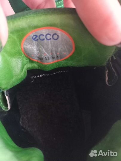 Ботинки детские Ecco р. 35