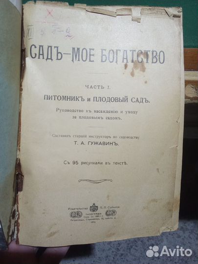 Сад моё богатство 1915года