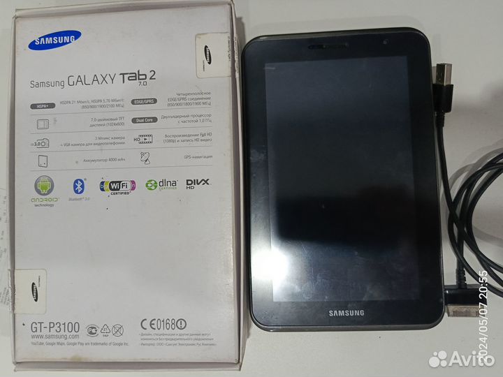 Планшет Samsung galaxy tab 2.7 0 gt-p3100