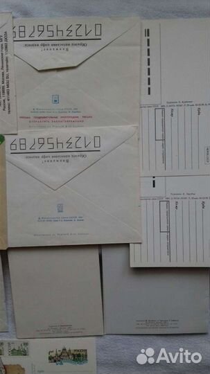 Открытки, конверты, почтовые карточки СССР