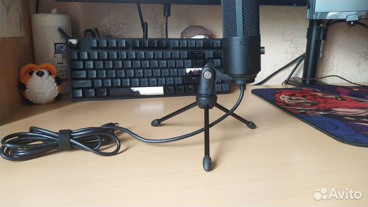 Динамический микрофон fifine K669 + Поп фильтр