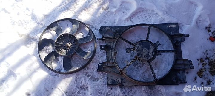 Крыльчатка и вентилятора Renault Duster