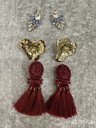 Серьги mango, hm