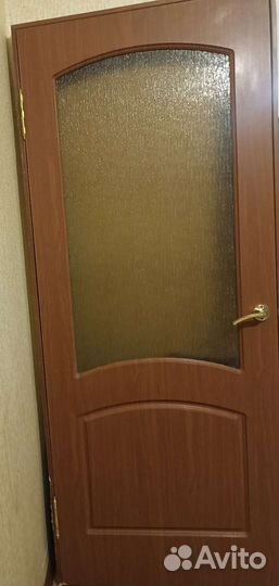 Дверь межкомнатная со стеклом бу